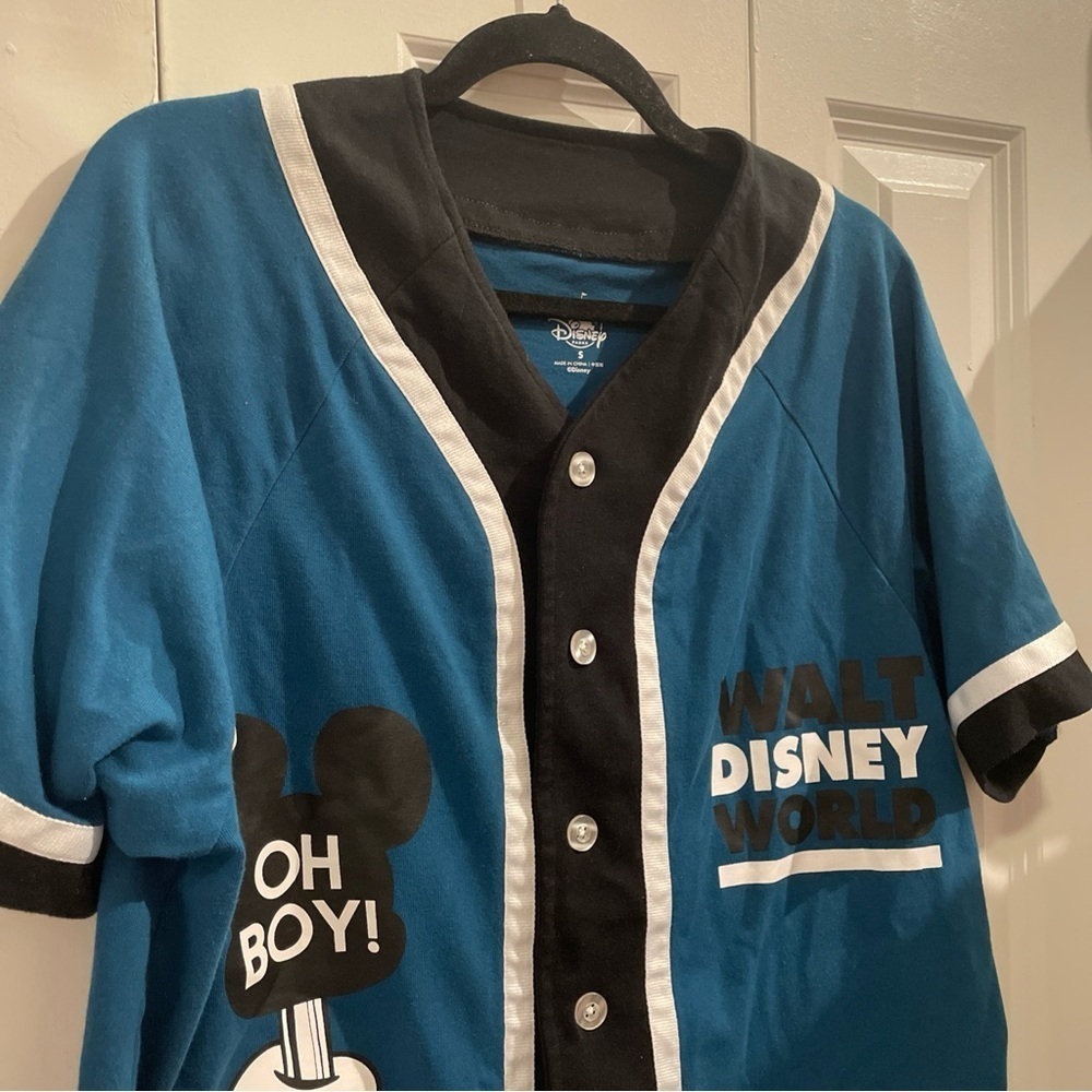 Disney Men’s Oh Boy! Walt Disney World Baseball Shirt - Picture 2 of 5